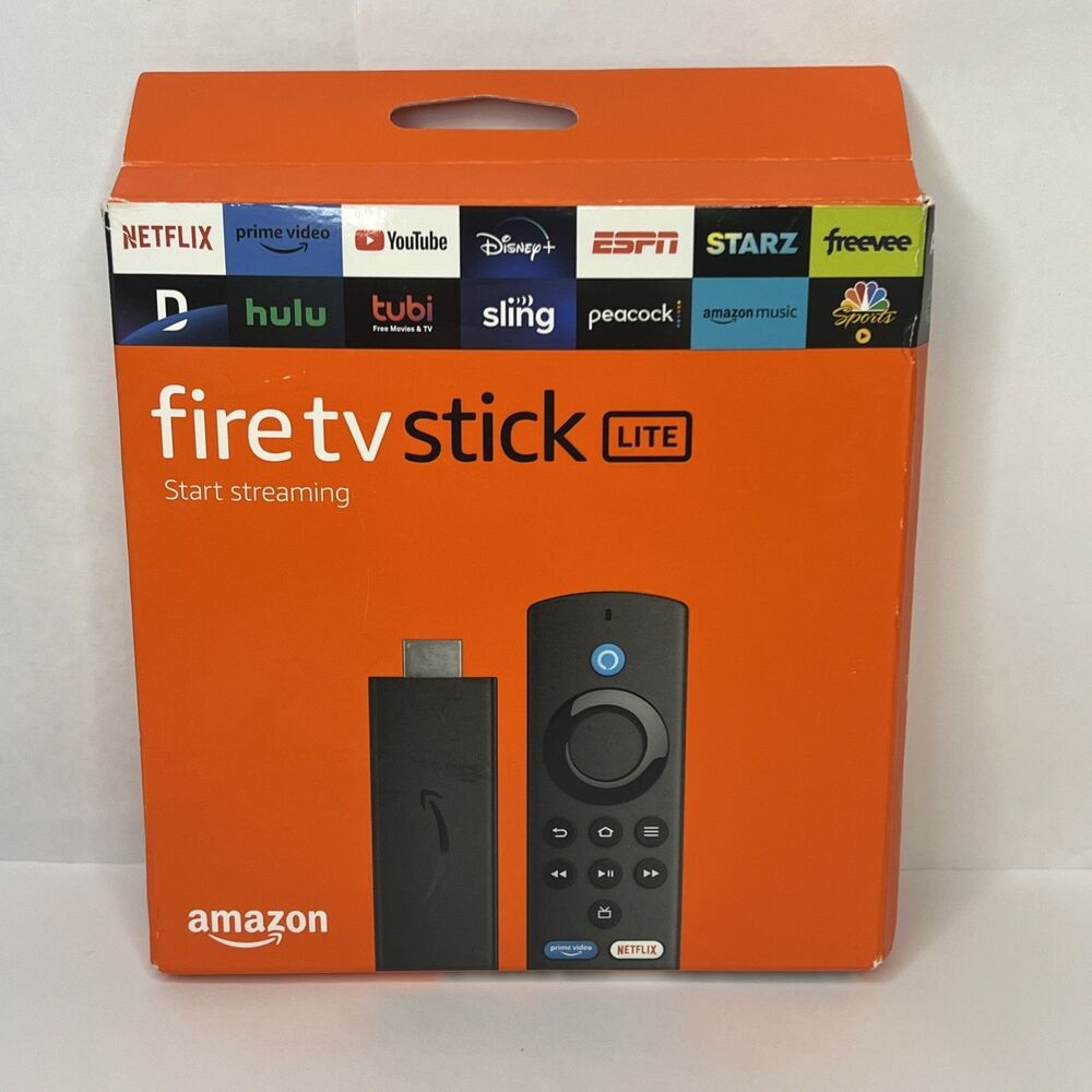 Amazon Fire TV Stick Lite HD Media Streamer with Alexa Voice Remote Lite - Black